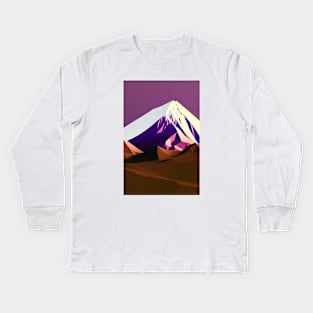 Mount Kilimanjaro's art Kids Long Sleeve T-Shirt